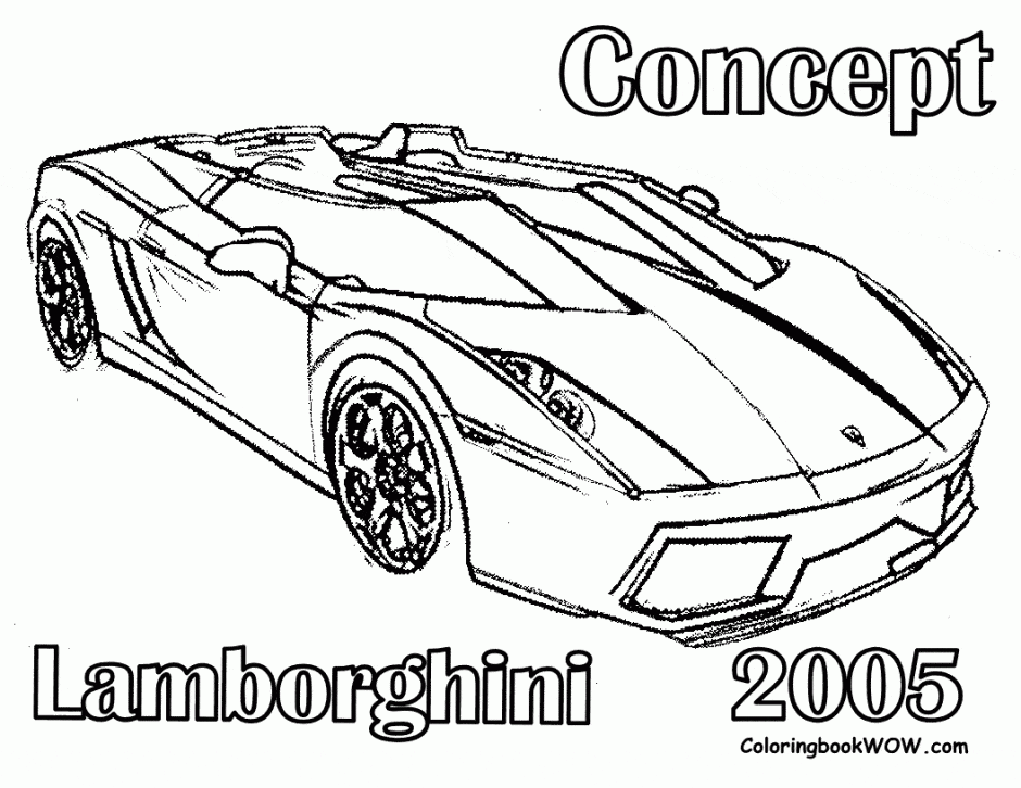 Lamborghini Coloring Image Coloring Page