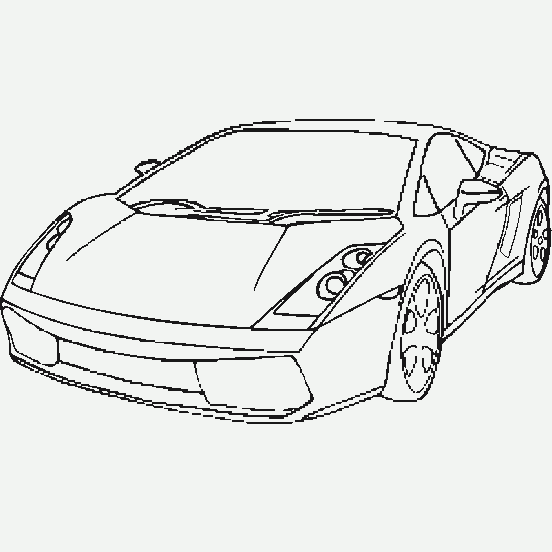 Lamborghini Pictures To Color Image Coloring Page