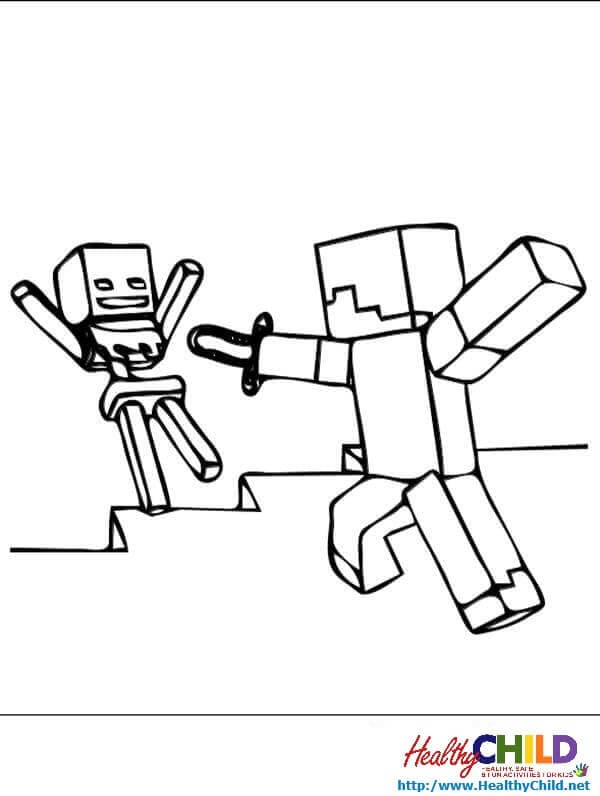 Minecraft Creeper Image Sweet Coloring Page