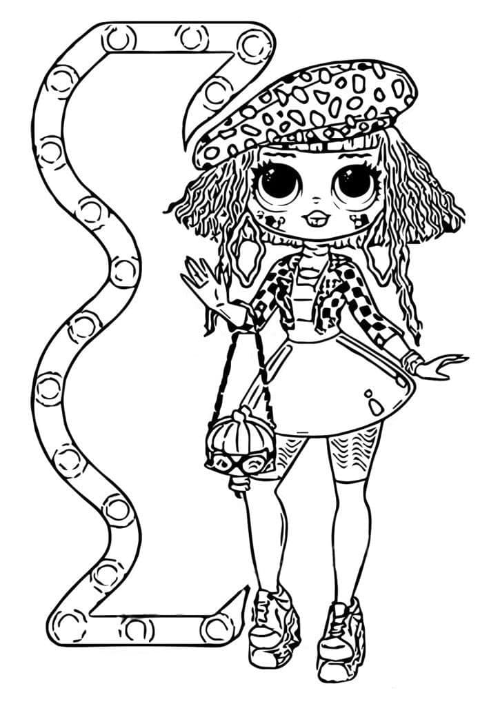 Neonlicious LOL OMG Image Coloring Page