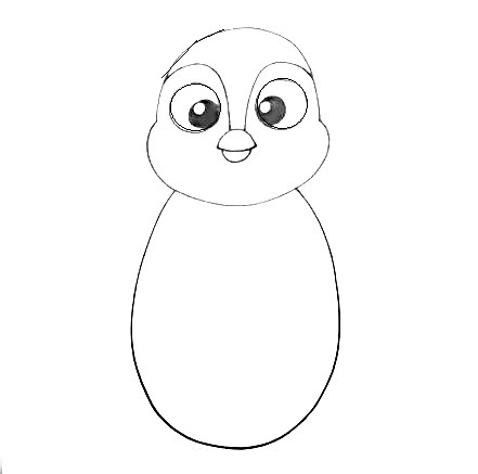 Penguin-Drawing-4