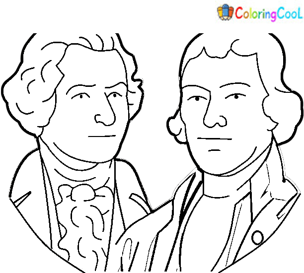 Picture Thomas Jefferson Coloring Page