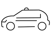 Police Car Emoji Picture Coloring Page