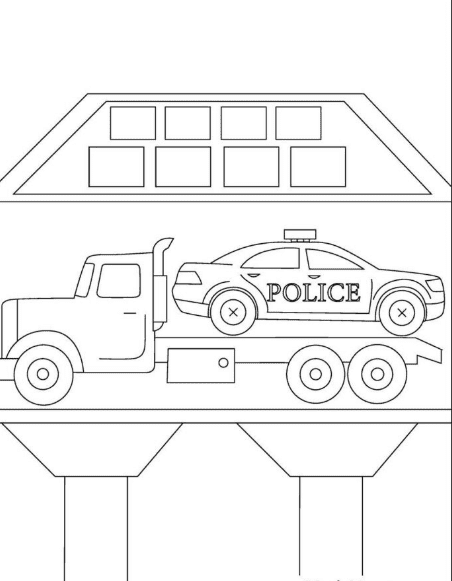 Police Car Funny Image