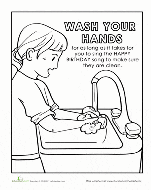 Preschool Hand Washing