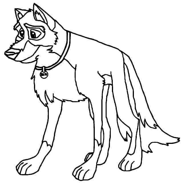 Printable Balto Wolf Image
