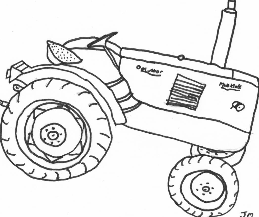 Printable Tractor Coloring Pages Coloring Page