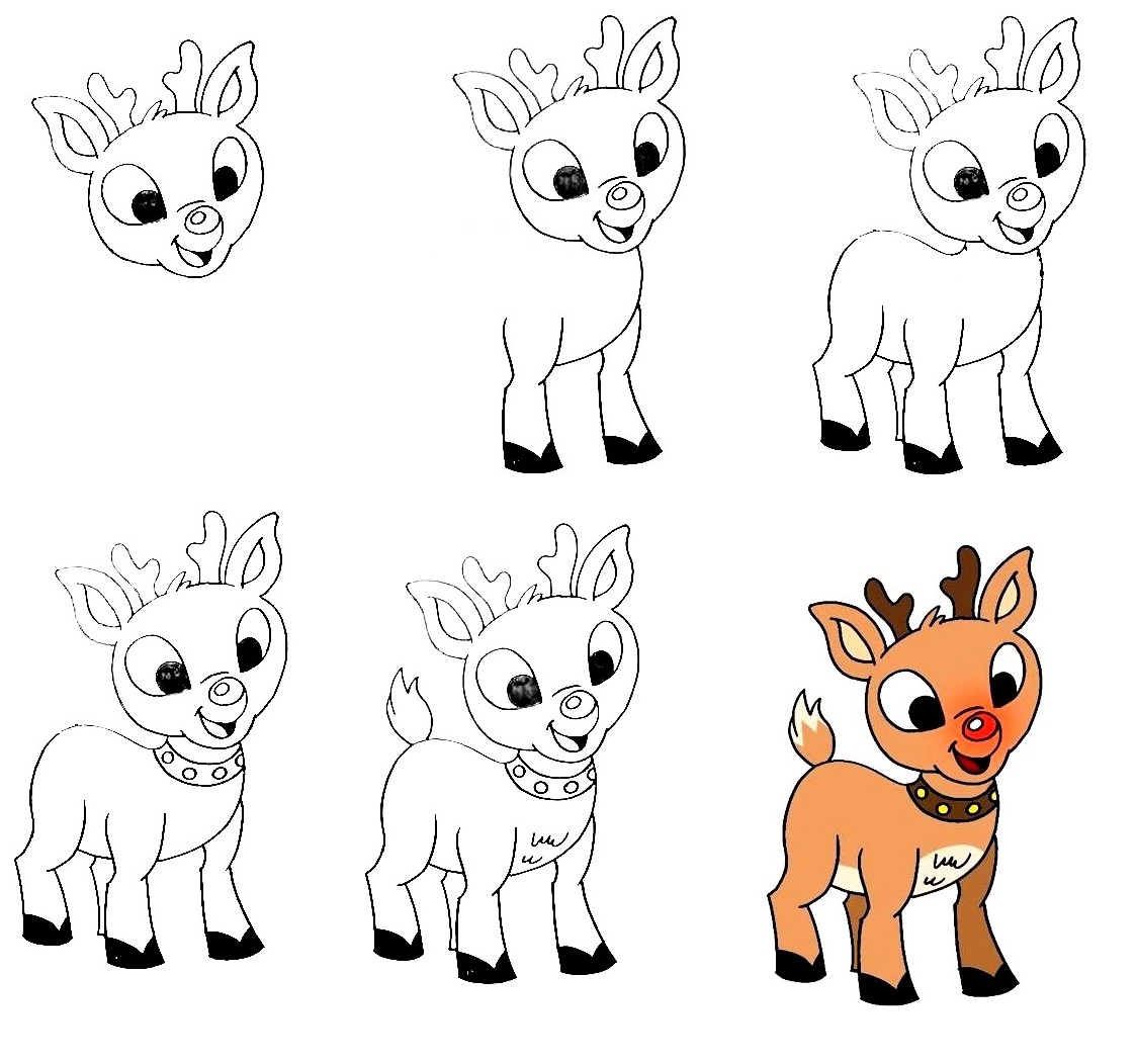 Reindeer-Drawing