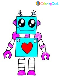 8 Simple Steps To Create A Cute Robot Drawing – How To Draw A Robot