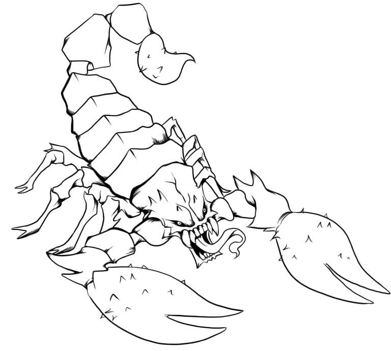 Scorpion Coloring Pictures