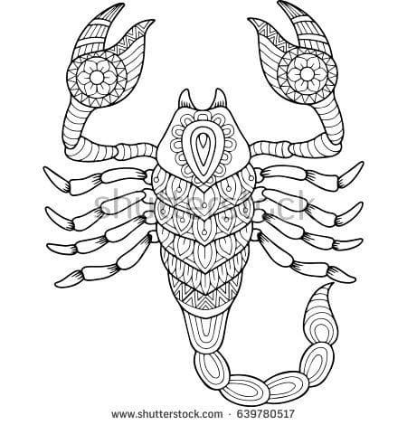 Scorpions Mandala Picture