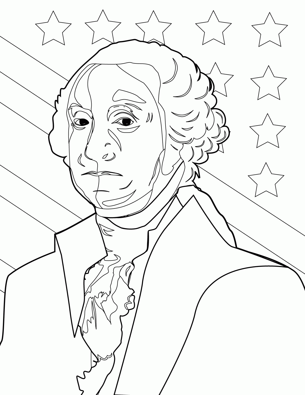 See Thomas Jefferson Coloring Coloring Page