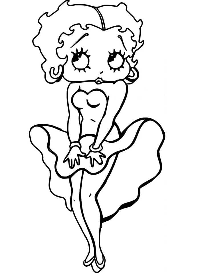 Shy Betty Boop Image