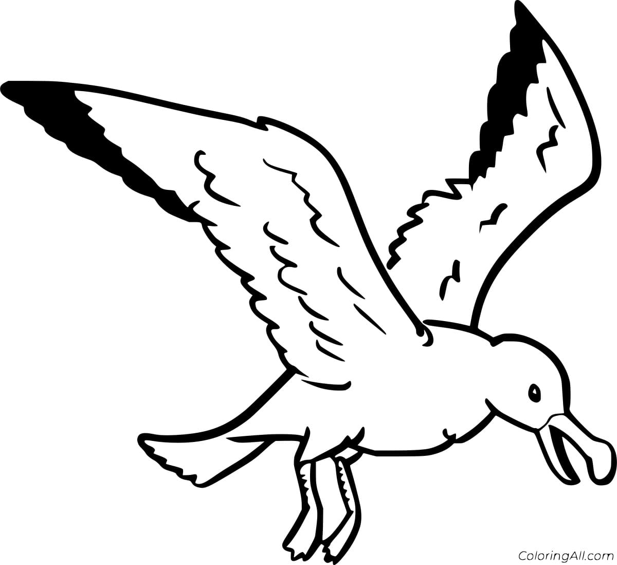 Simple Flying Seagull