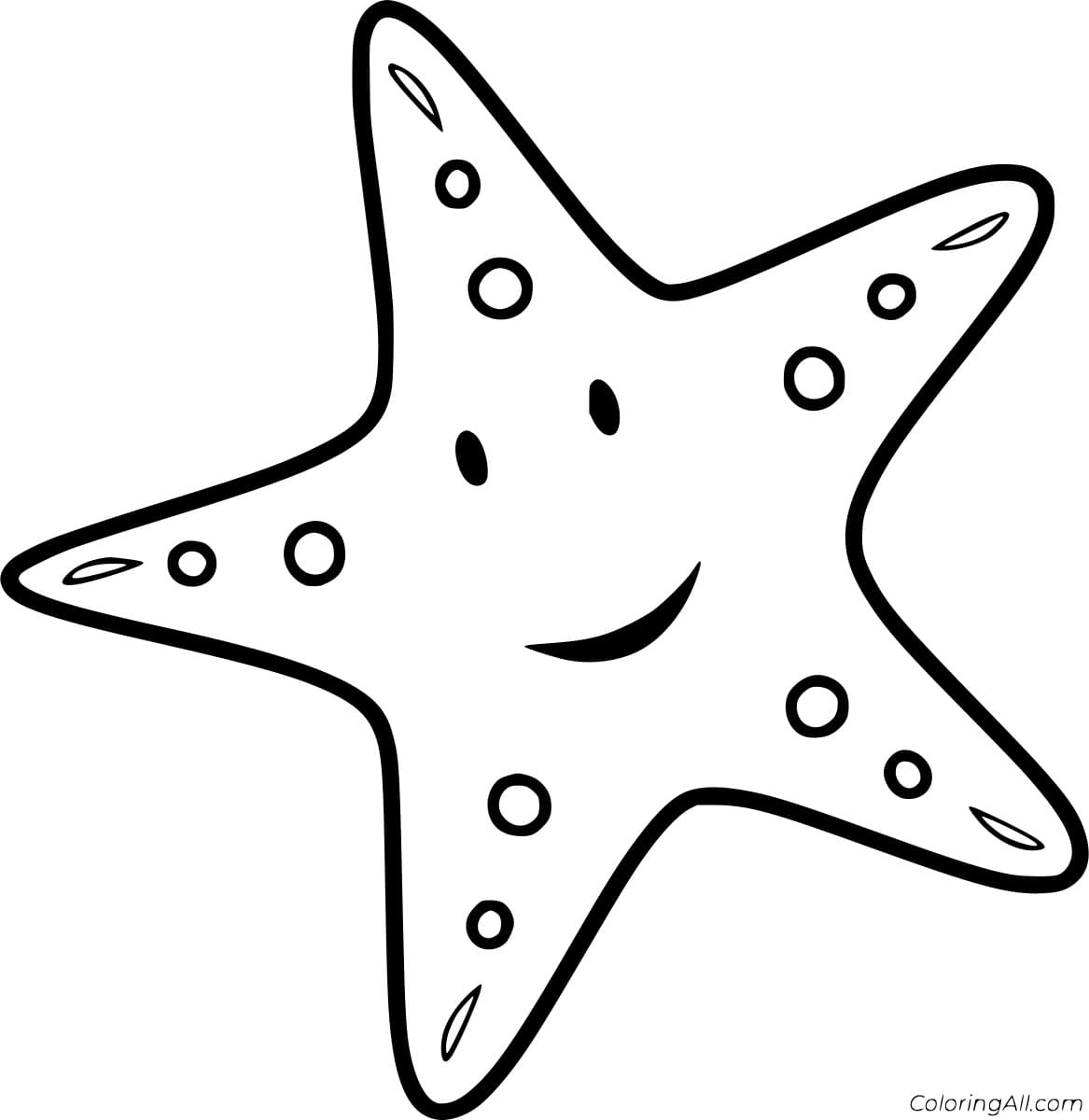 Smiling Starfish Image