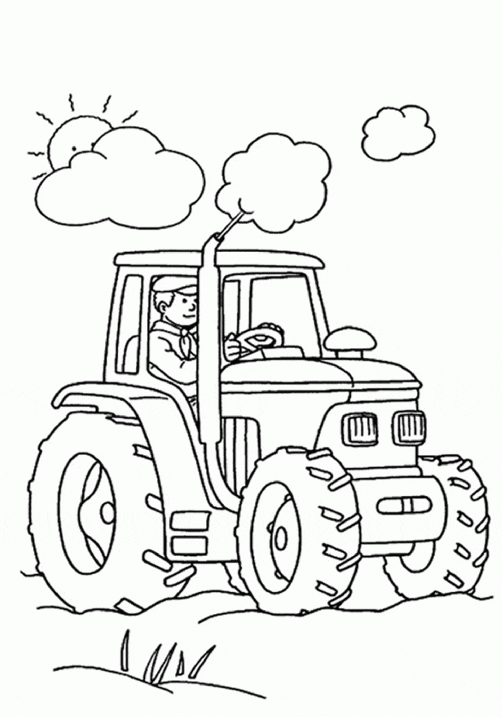 Tractor Coloring Pages Photos