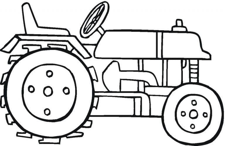 Tractor Coloring Pages To Printable