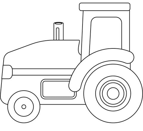 Tractor Emoji Printable
