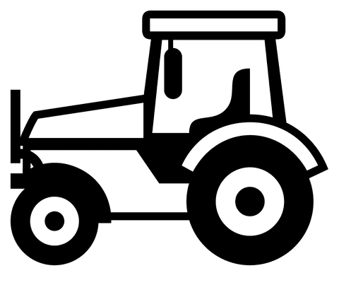 Tractor Emoji To Print