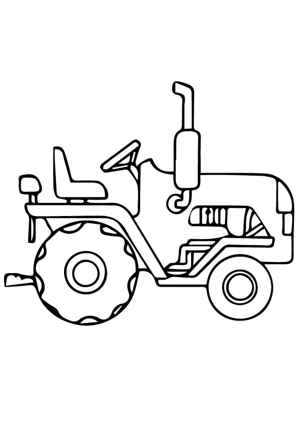 Tractor For Kids Free Printable