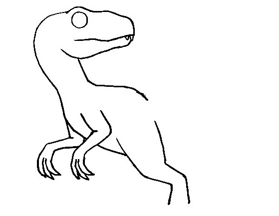 Velociraptor-Drawing-4