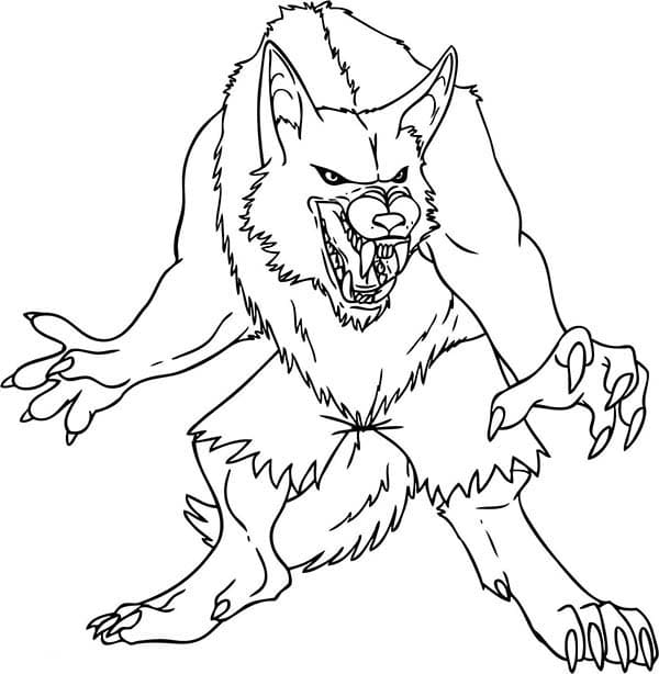 Werewolf Printable Free