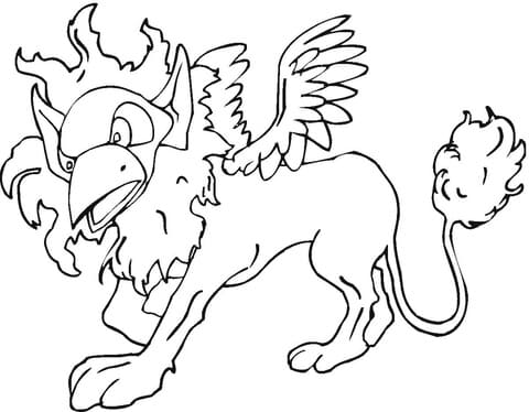 Winged Lion Image