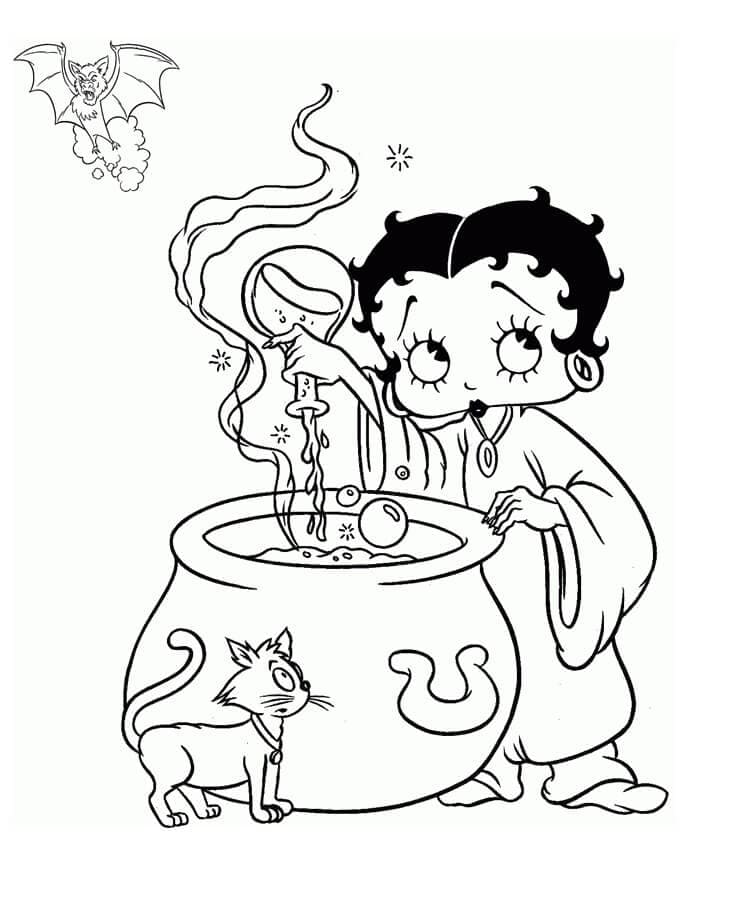 Witch Betty Boop