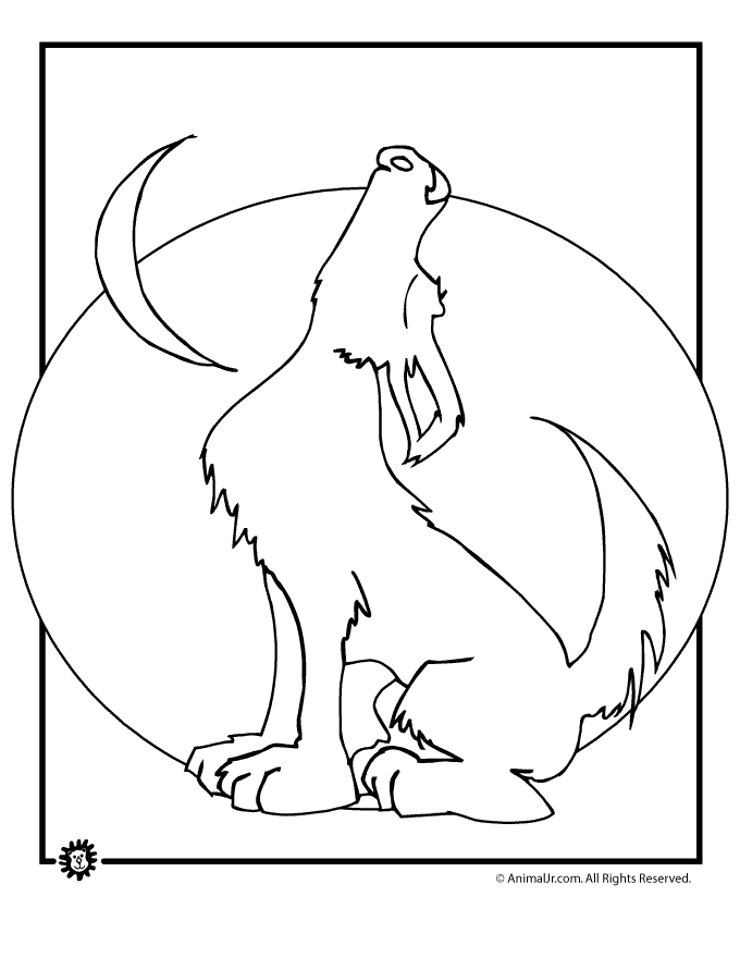 Wolf Coloring Pages Free Printable