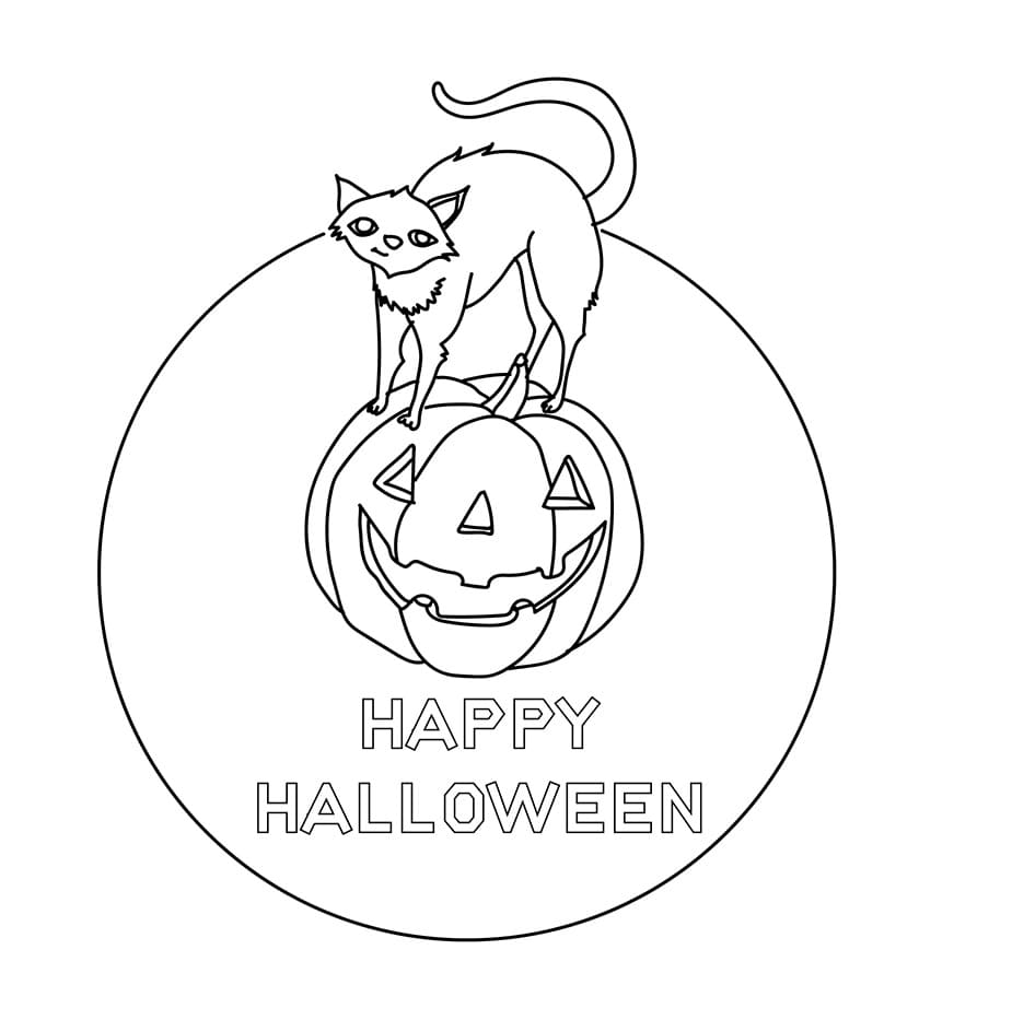 A Enjoy Your Halloween For Kids Coloring Page