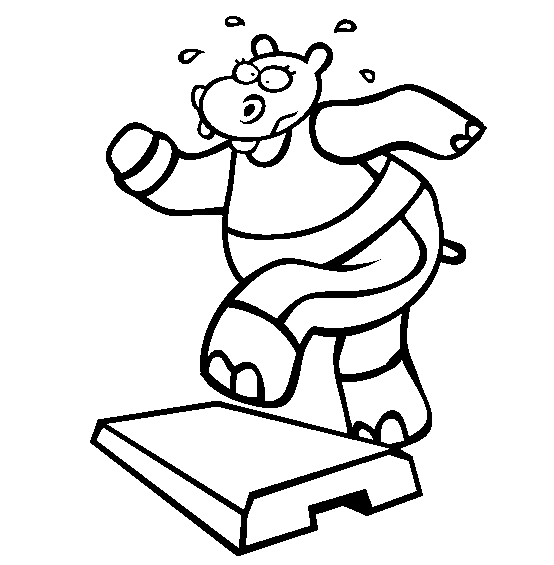Aerobics Hippo