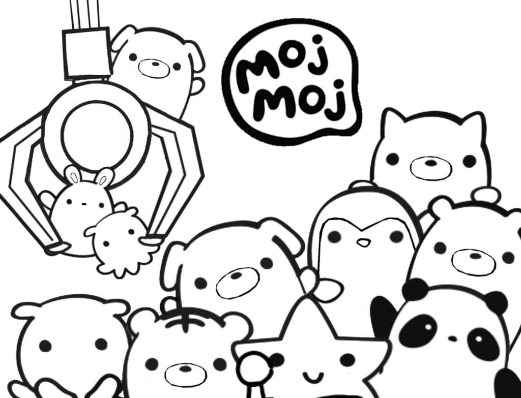 All characters Squishmallows Coloring Page
