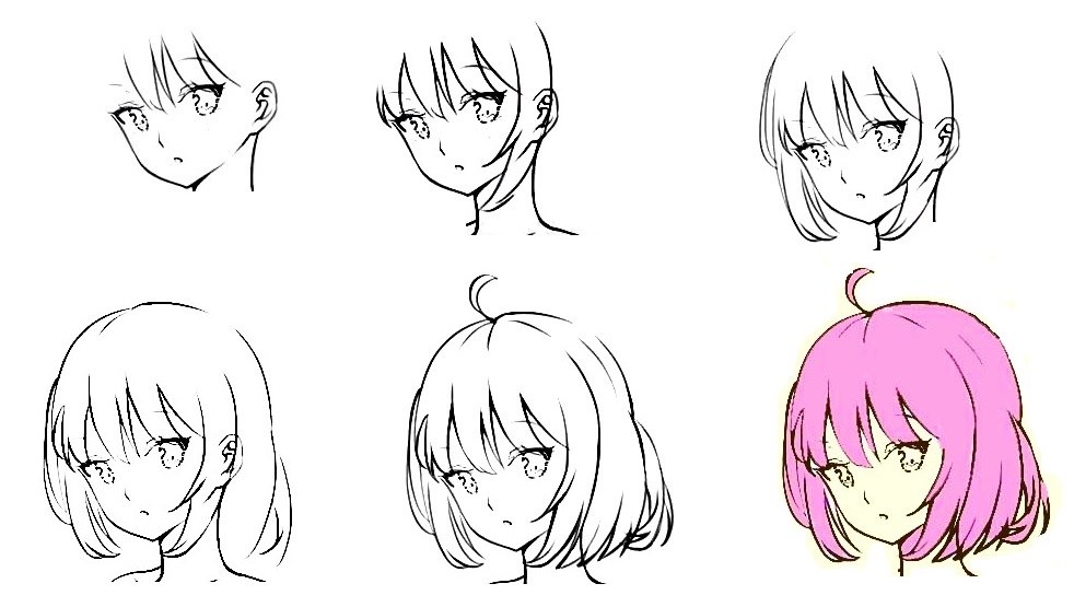 Bangs-Drawing