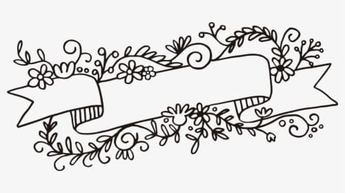 Banner Clip Art Coloring Page