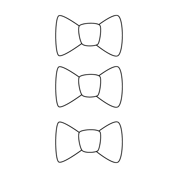 Bow Tie Father’s Day Coloring Page