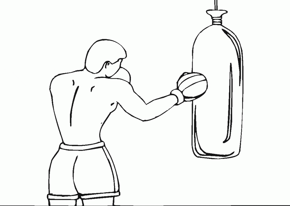 Boxing Day The Champions Boxer Coloring Page