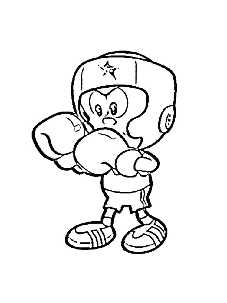 Boxing Strong Image For Kids