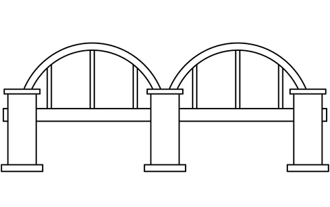 Bridge Image For Kids Coloring Page