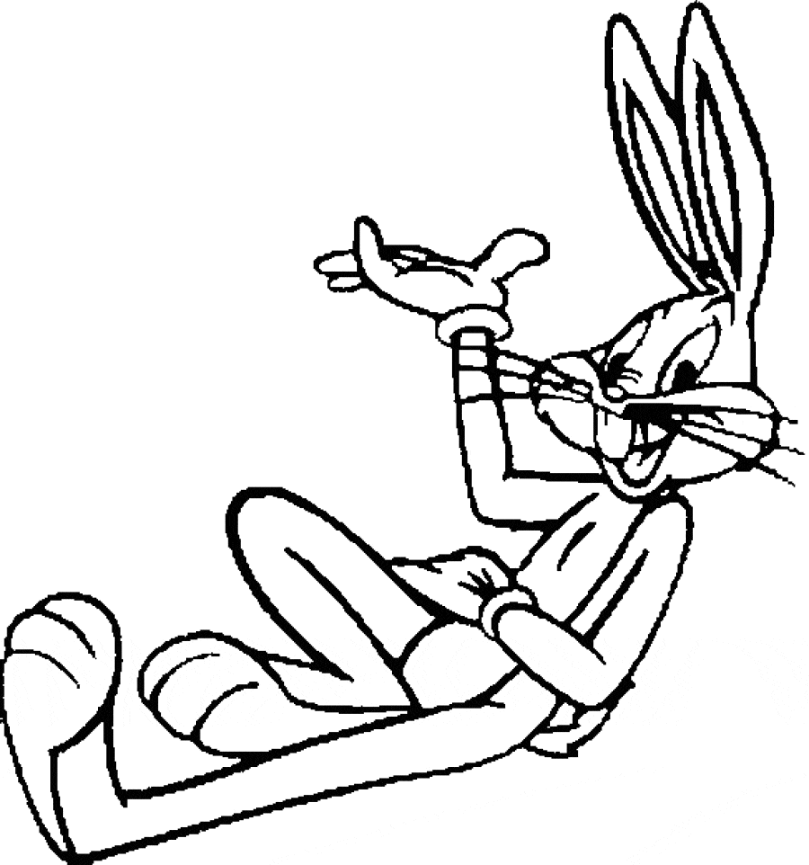 Bugs Bunny Image Coloring Page