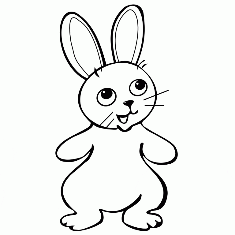 Bunny Coloring Image Coloring Page