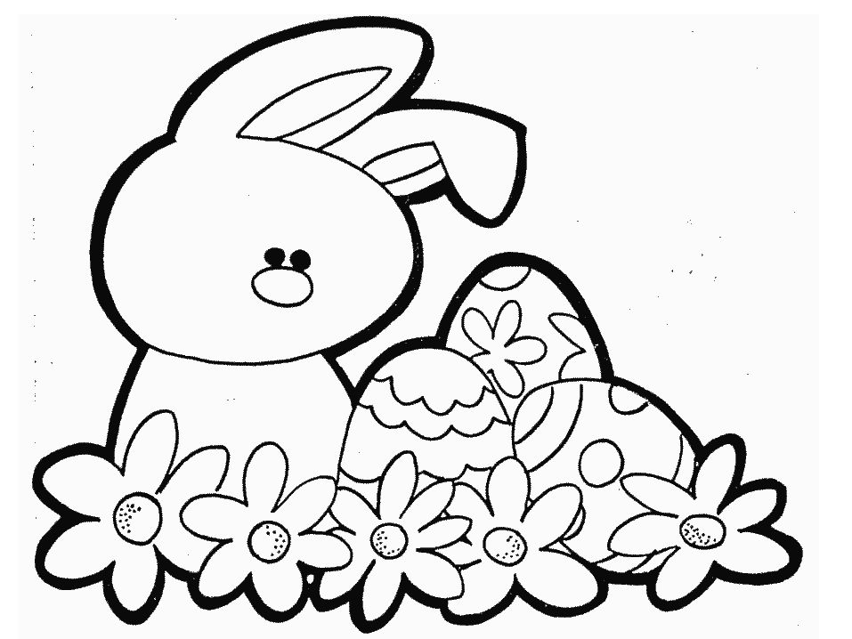 Bunny Family Grand Image For Kids Coloring Page