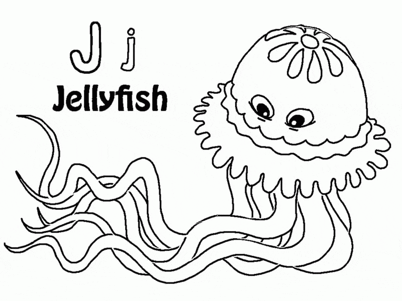 Can You Find Letter J On Jellyfish
