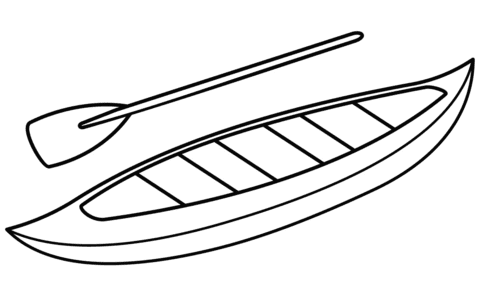 Canoe Image For Children