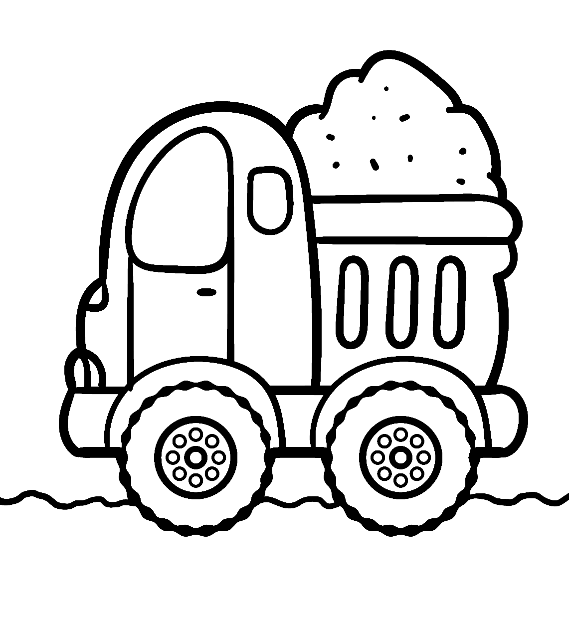 Cartoon Dump Truck
