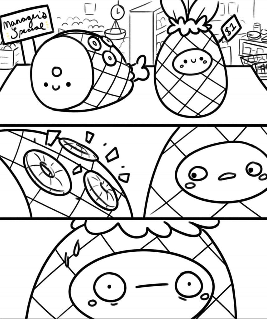 Characters Squishmallows Coloring Page