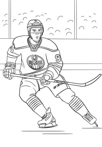 Connor McDavid Coloring Pages - Coloring Cool