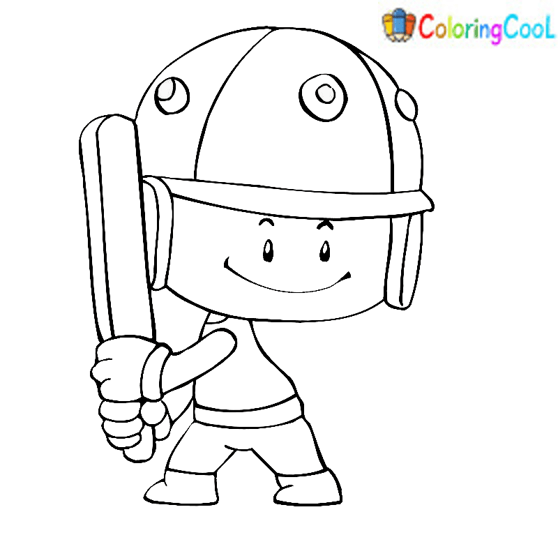 Cricket Picture For Kids Coloring Page