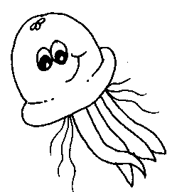 Cute Jellyfish Coloring Page