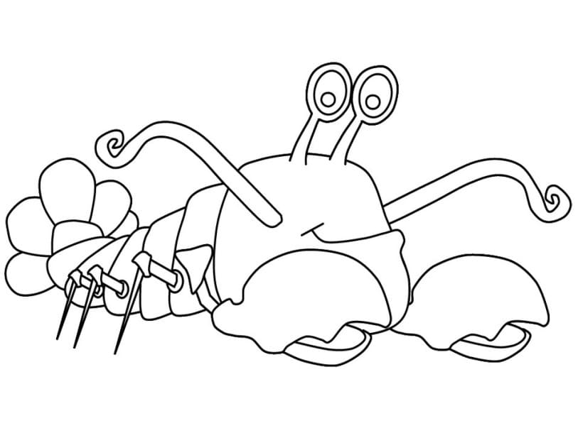 Cute Lobster Coloring Page