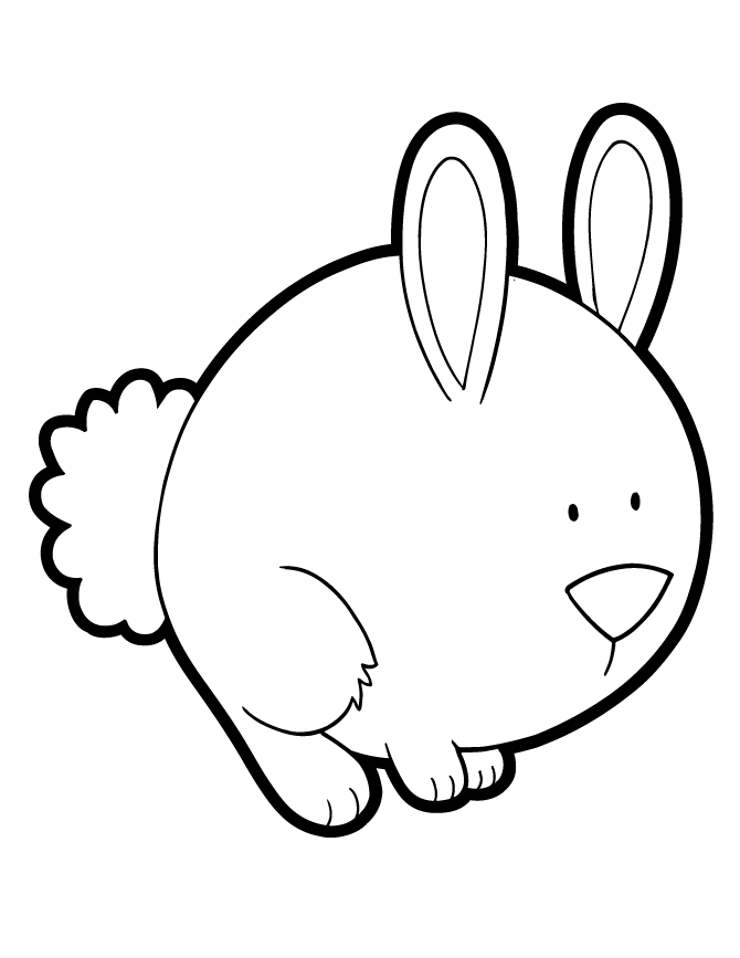 Download Bunny Coloring Page